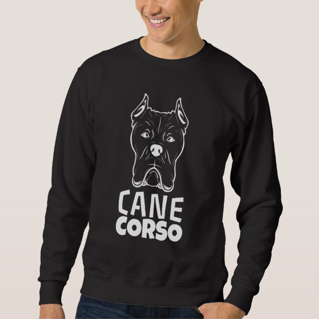 Cane Corso Großes Motiv Sweatshirt (Vorderseite)