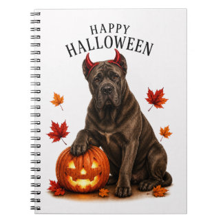Cane Corso Halloween Teufelshund Notizblock