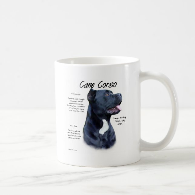 Cane Corso History Tasse (Rechts)