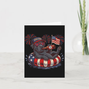 Cane Corso Hund 250th Aamerica Patriotisch Usa 4.  Karte