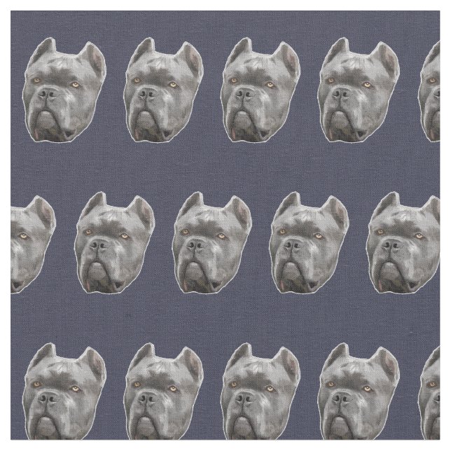 Cane Corso Hund Custom Fabric Stoff (Nahaufnahme)