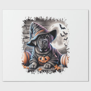 Cane Corso Hund Halloween Geschenkpapier