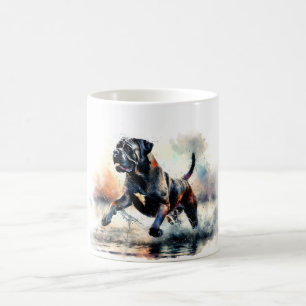 Cane Corso Hund mit Wasserfarbe Kaffeetasse