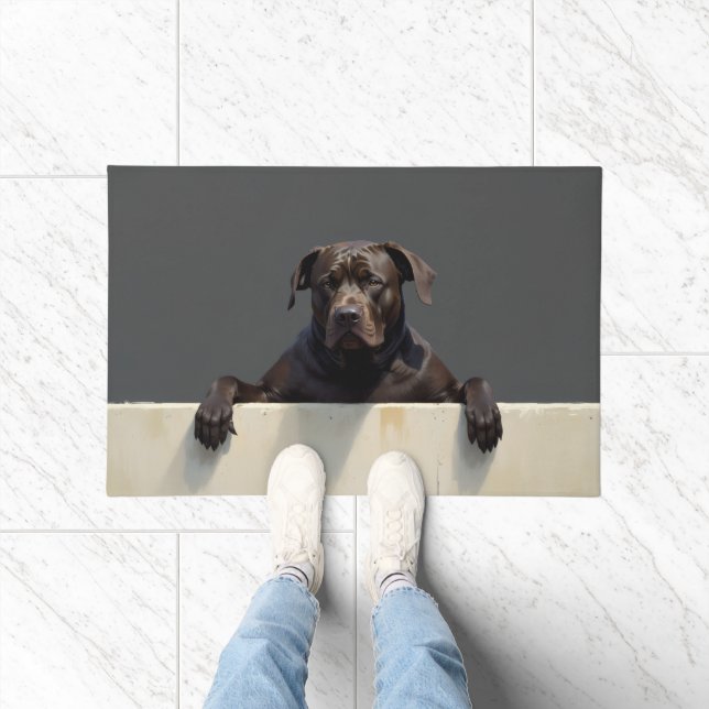 Cane Corso Hund Türmatte Kunst (Indoor)