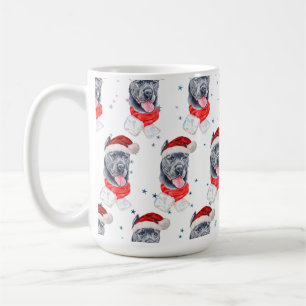 Cane Corso Hunderasse Weihnachtssterne Kaffeetasse