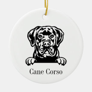 Cane Corso Hundeschmuck Keramik Ornament