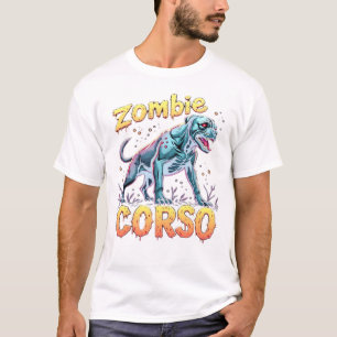 Cane Corso Italienischer Mastiff Zombie-Hund Hallo T-Shirt