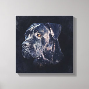 Cane Corso - Italienisches Mastiff Portrait Leinwanddruck