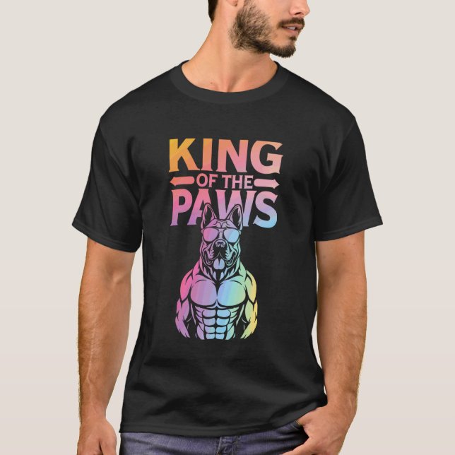 Cane Corso König der Pfoten T-Shirt (Vorderseite)