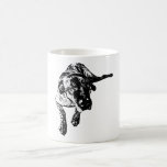 Cane Corso Lying Pose Black & White Mug Kaffeetasse<br><div class="desc">A striking black and white illustration of a Cane Corso in a calm,  lying position. This detailed artwork captures the breed’s strength and loyalty while bringing an elegant touch to your drinkware. Perfect for dog lovers and Cane Corso fans alike.</div>