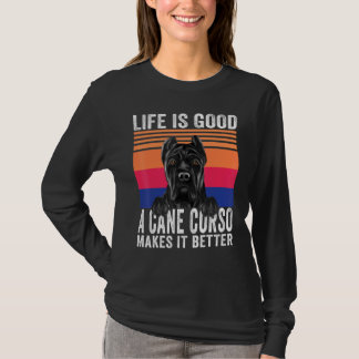 Cane Corso Macht Dein Leben Gut Vintage T-Shirt