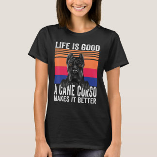 Cane Corso Macht Dein Leben Gut Vintage T-Shirt