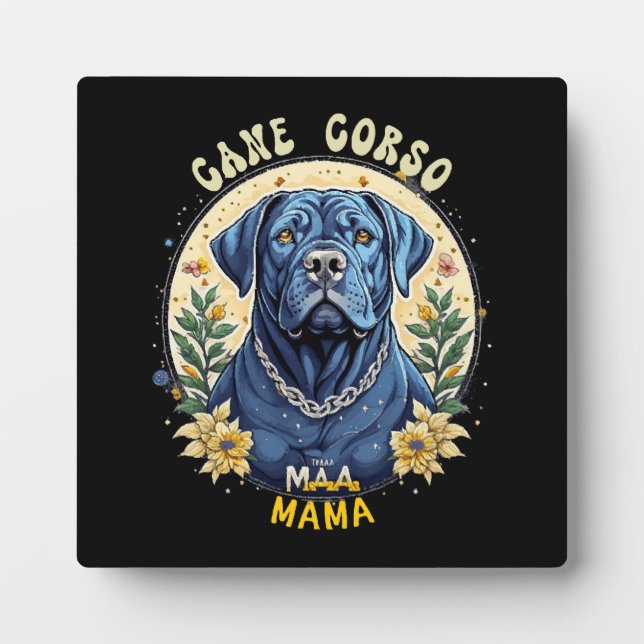Cane Corso Mama Fotoplatte (Vorderseite)