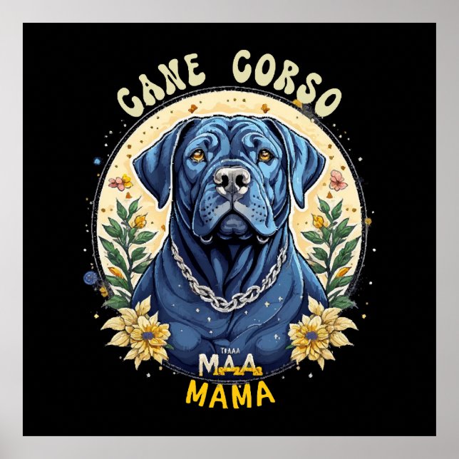Cane Corso Mama Poster (Vorne)