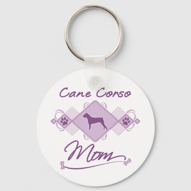 Cane Corso Mama Schlüsselanhänger (Vorderseite)