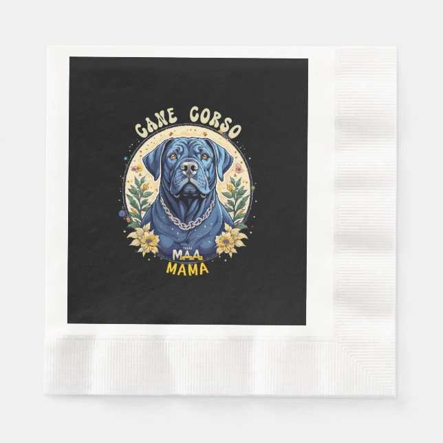 Cane Corso Mama Serviette (Vorderseite)