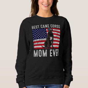 Cane Corso Mama Usa American Flag Cane Corso Dog O Sweatshirt