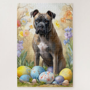 Cane Corso mit Ostereier Urlaub Puzzle
