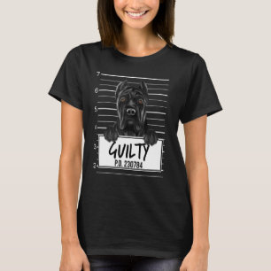 Cane Corso Mugshot Guilty Dog T-Shirt