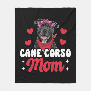 Cane Corso Mutter Fleecedecke