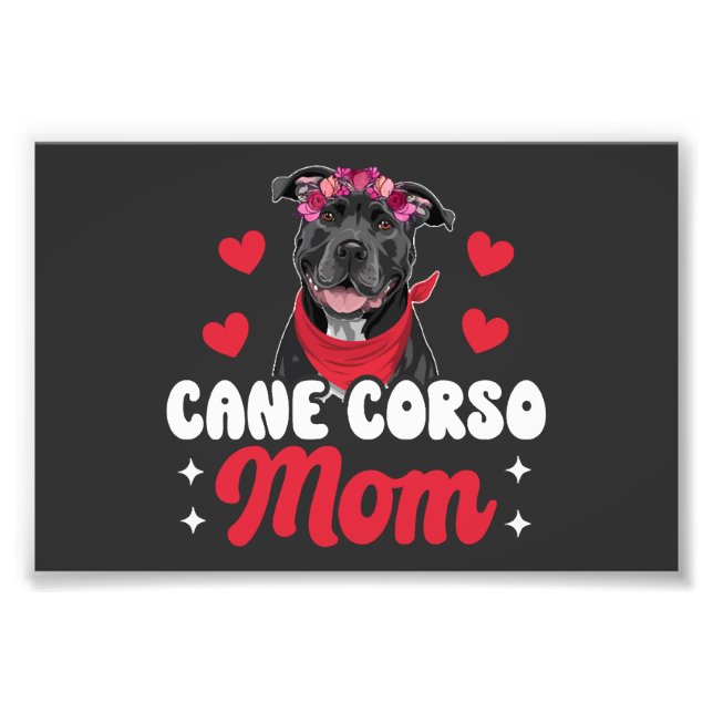 Cane Corso Mutter Fotodruck (Vorne)