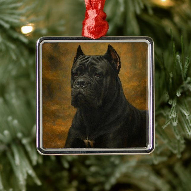 Cane Corso Ornament Aus Metall (Baum)