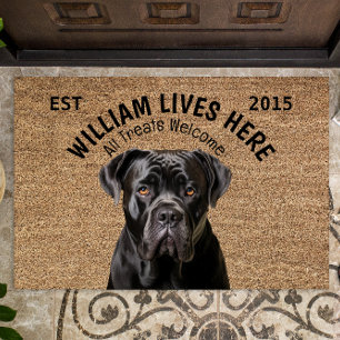 Cane Corso Personalisiert Pet Fußmatte