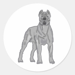 Cane Corso Runder Aufkleber