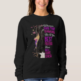 Cane Corso sind der beste Freund eines Mädchens Hu Sweatshirt