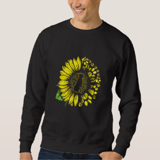 Cane Corso Sonnenblume mit Pfoten Süßer Hund Sweatshirt