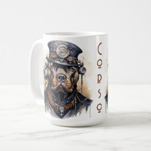 Cane Corso Steampunk-Hund Kaffeetasse