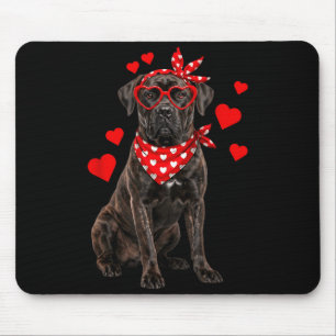 Cane Corso Valentinstag Hundeliebhaber Herz Mousepad