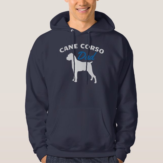 Cane Corso Vater Downer Puppy Lover Pet Animal Hoodie (Vorderseite)