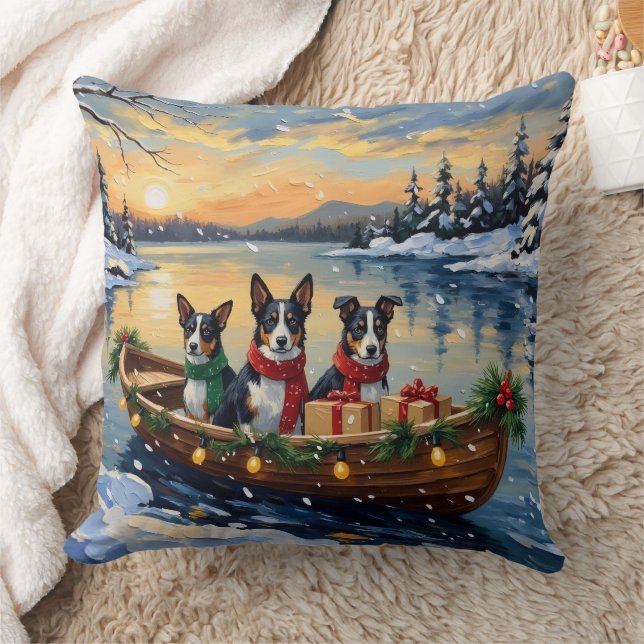 Cane Corso Weihnachtsboot Urlaub Kissen (Decke)