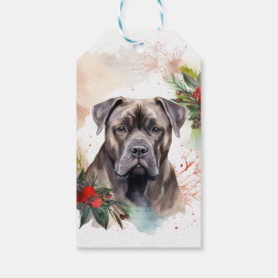 Cane Corso Weihnachtsmann Festliche Jungfrau Geschenkanhänger