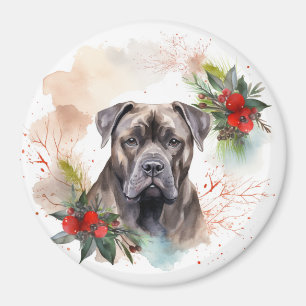 Cane Corso Weihnachtsmann Festliche Jungfrau Magnet