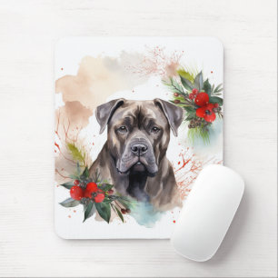 Cane Corso Weihnachtsmann Festliche Jungfrau Mousepad