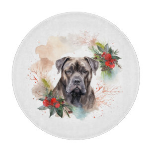 Cane Corso Weihnachtsmann Festliche Jungfrau Schneidebrett