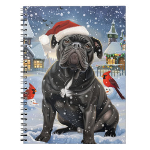 Cane Corso Winter Wonderland Christmas Joy Notizblock