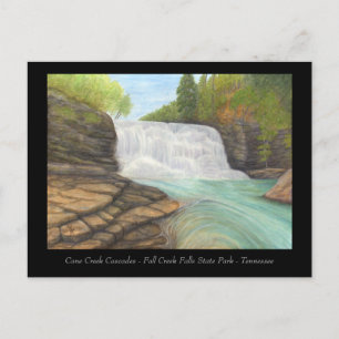 Cane Creek Cascades - Appalachian Art Card Postkarte