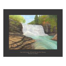 Cane Creek Cascades - Wasserfall Kunst, Dichtung u