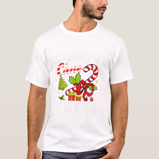 Cane Crew Santa Christmas Can T-Shirt (Vorderseite)