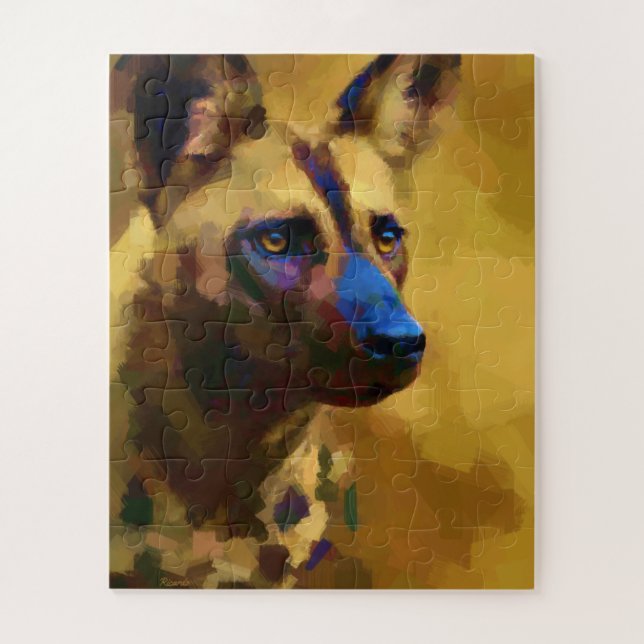 Cane Selvatico Africano Puzzle (Vertikal)