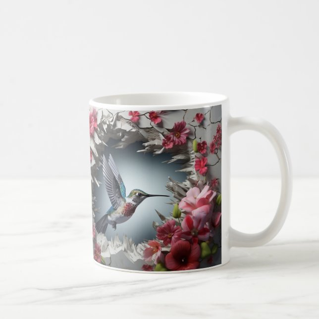 Caneca 3D Beija-Flor Kaffeetasse (Rechts)