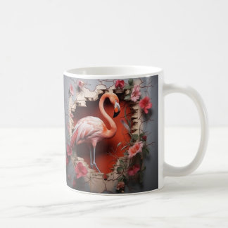 Caneca 3D Flamingo Kaffeetasse