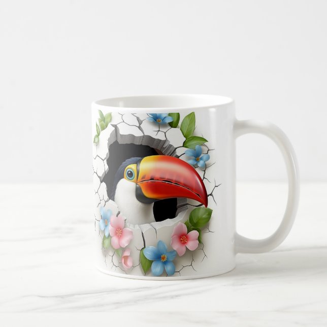 Caneca 3D Tucano Kaffeetasse (Rechts)