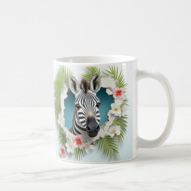 Caneca 3D Zebra Kaffeetasse (Rechts)