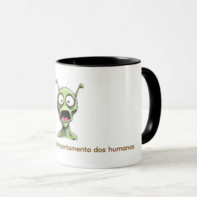 Caneca Alien abismado. Tasse (VorderseiteRechts)