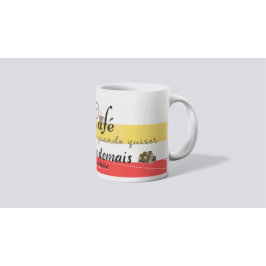 Caneca branca clássica kaffeetasse