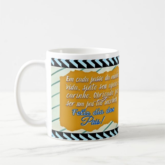 Caneca branca, Pais Kaffeetasse (Links)